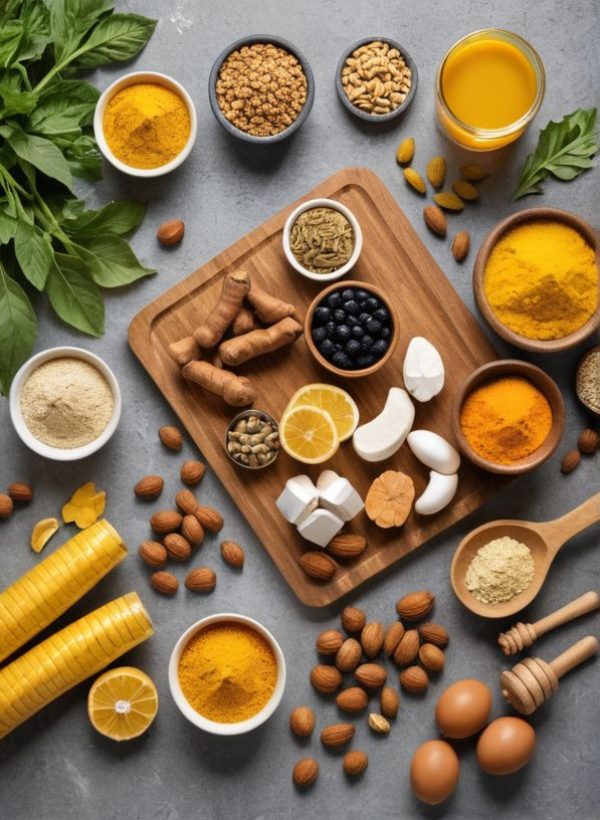 long office hallway tunnel view with gall doors on the sides